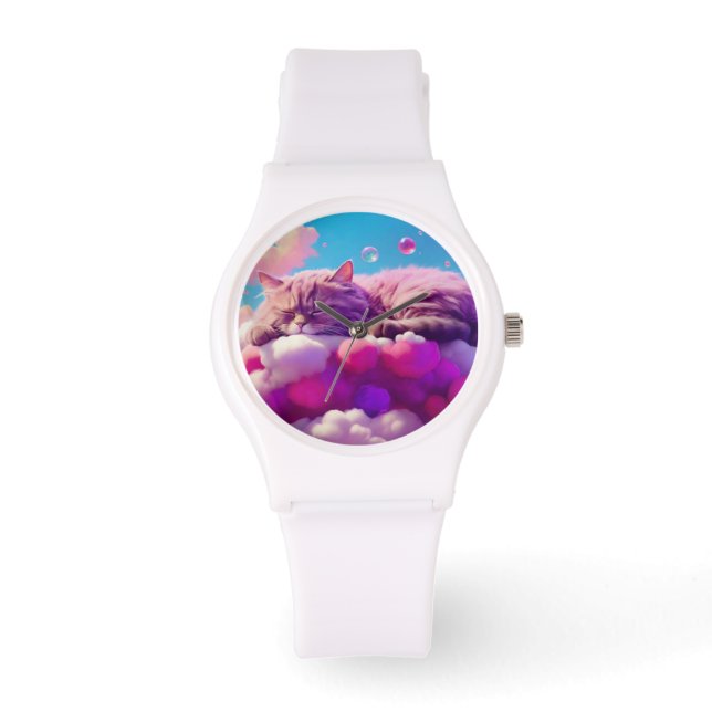 relógio de na moda para gatos (Frente)