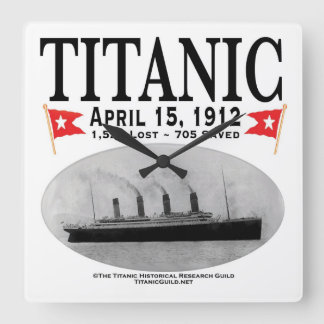 Relógio de navio fantasma Titanic