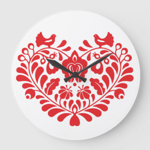 Relógio de ornamentação tradicional