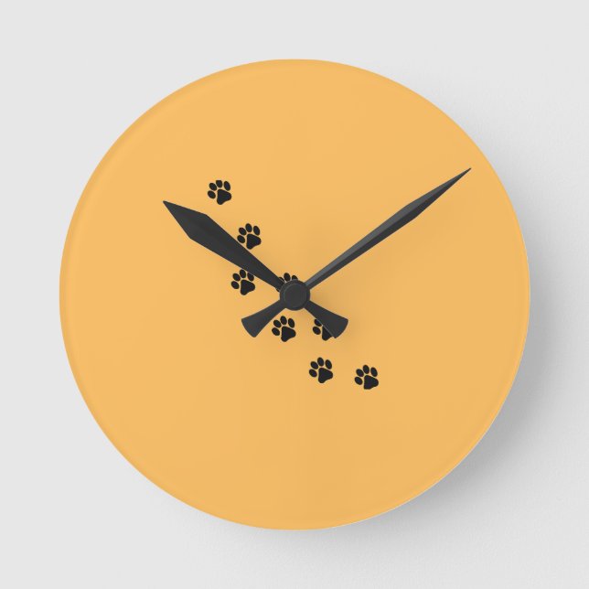 Relógio de Parede, 8 pol de acrílico redondo (Frente)