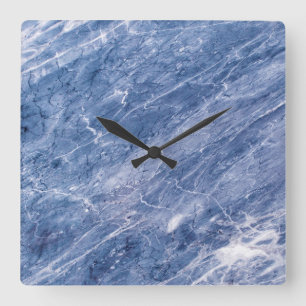 Relógio de Parede Acrílica com Padrão de Pedra Gra