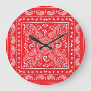 Relógio de Parede Acrílica Design-1 de Paisley