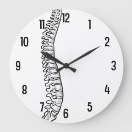 Relógio de Parede Acrílica do Chiropracor de Espin