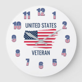 Relógio de Parede Acrílica dos Estados Unidos