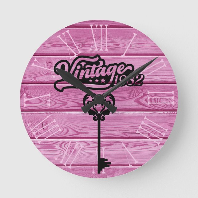 Relógio de Parede Acrílico de 1982 (Frente)