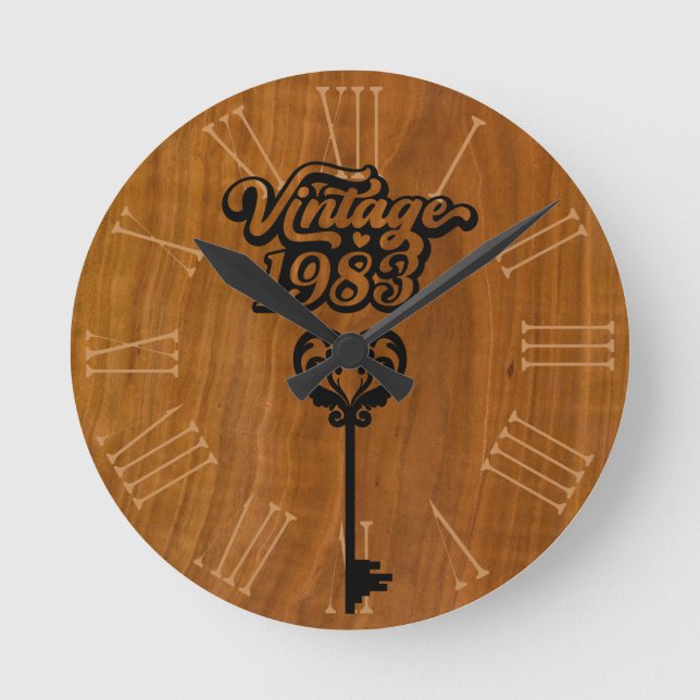 Relógio de Parede Acrílico de 1983 (Frente)