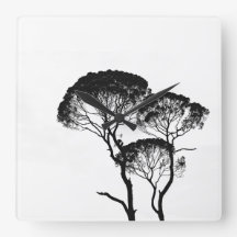 Relógio de Parede Acrílico Quadrado