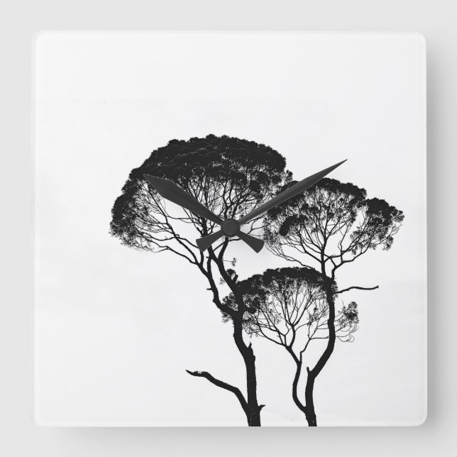 Relógio de Parede Acrílico Quadrado (Frente)