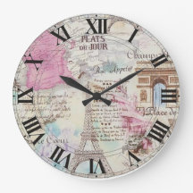 Relógio de Parede Acrírica Ronda de Paris