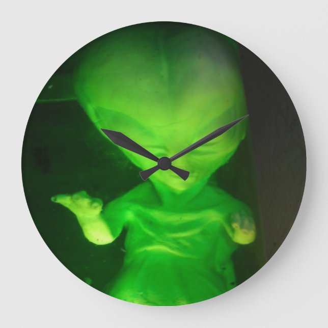 Relógio de Parede Alienígena (Frente)