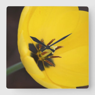Relógio de Parede Amarelo