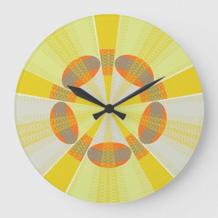 Relógio de Parede Amarelo - Terra Natureza 2 Venti