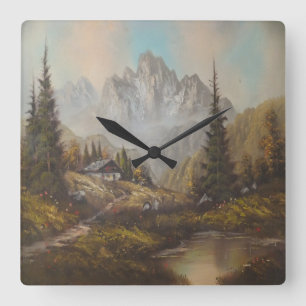 Relógio de Parede Ann Hayes pintando o sonho báv