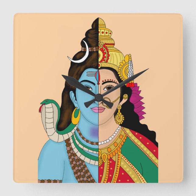 Relógio de Parede Ardhanarishwara (Frente)