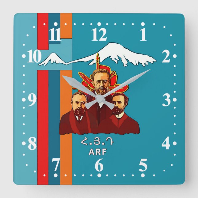 Relógio de Parede ARF (Հ Յ Դ) (Frente)