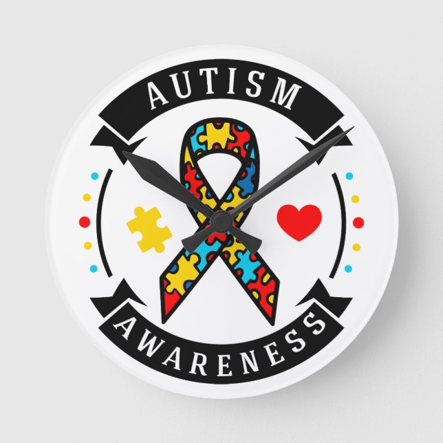 Relógio de Parede Arredondada de 8" (Frente)