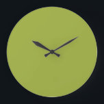 Relógio de Parede Azul-Verde<br><div class="desc">Verde-oliva, cor de solteiro, relógio de parede acrílico por Gerson Ramos.</div>