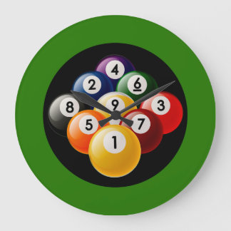 Relógio de Parede Billiards