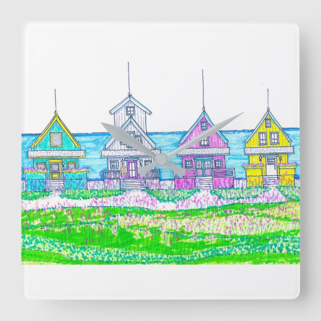 Relógio de Parede Brilhante de Algodão (Frente)