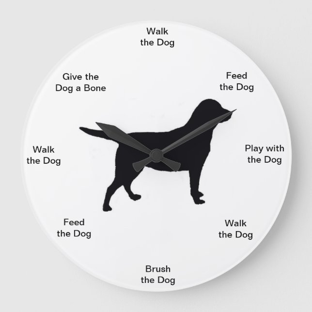 Relógio de Parede Cachorro (Frente)