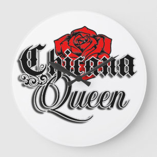 Relógio de parede Chicana Queen