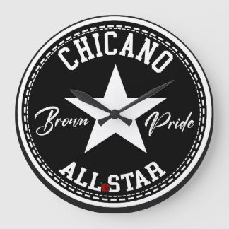 Relógio de parede Chicano Brown Pride