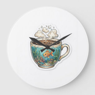 Relógio de Parede Coffee Ocean – Peixe Caprichoso