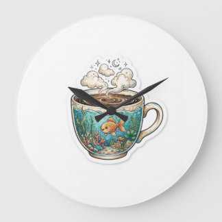 Relógio de Parede Coffee Ocean – Peixe Caprichoso