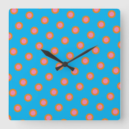 Relógio de Parede Colorido "Algodão Doce"