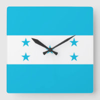 Relógio de Parede com Bandeira de Honduras