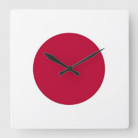 Relógio de Parede com Bandeira do Japão