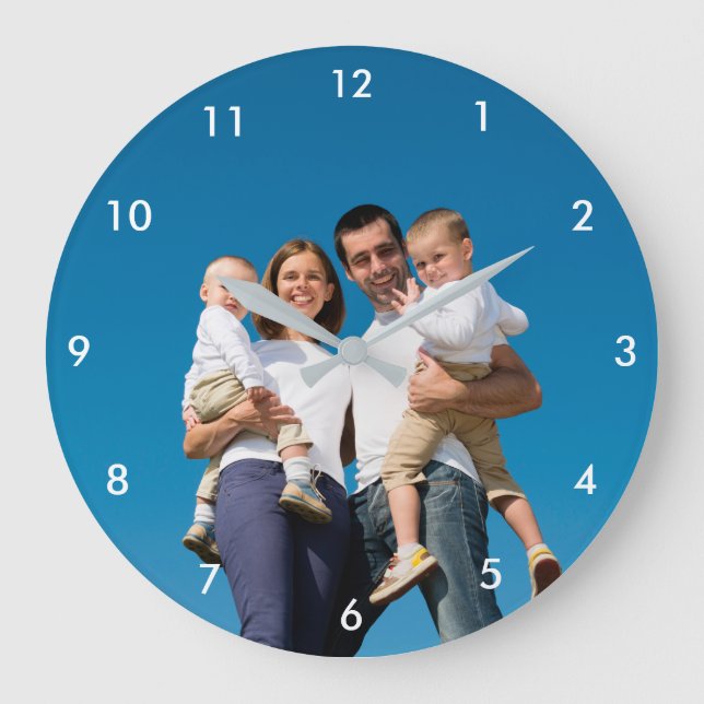 Relógio de Parede com Foto Personalizada (Frente)