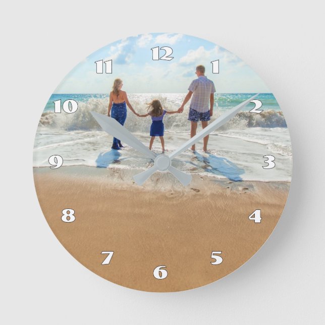 Relógio de Parede com Foto Personalizado (Frente)