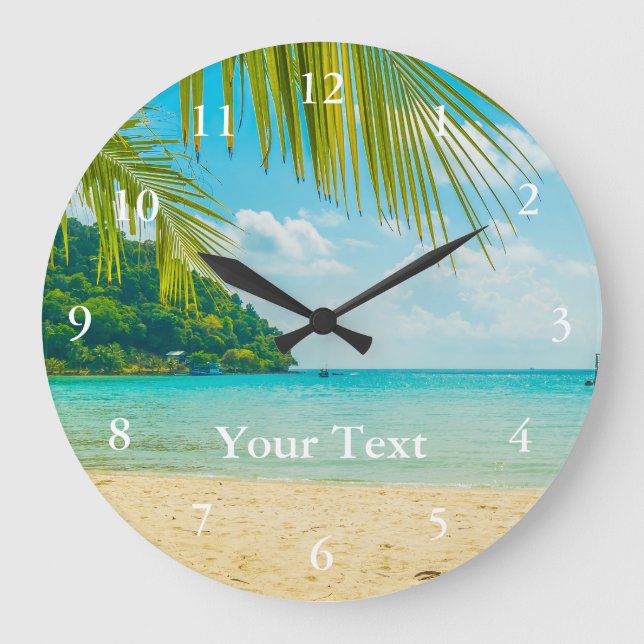 Relógio de Parede com Texto Personalizado e Foto (Frente)
