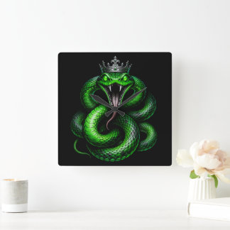 Relógio de Parede Coroa de Cobra Rei