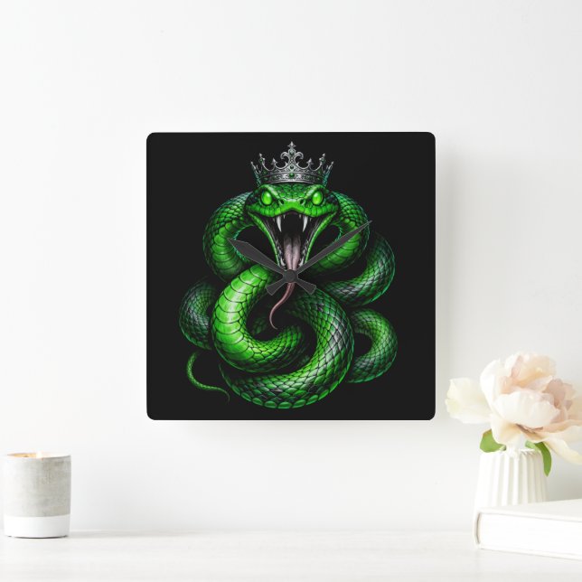 Relógio de Parede Coroa de Cobra Rei (Lar)