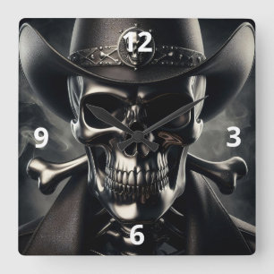 Relógio de Parede Cowboy Metálico