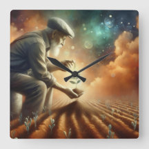 Relógio de Parede "Crescimento do Eterno"