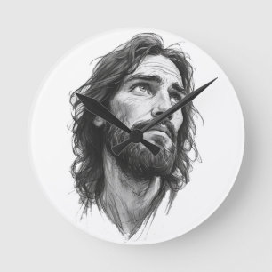 Relógio de Parede Cristão Jesus Cristo
