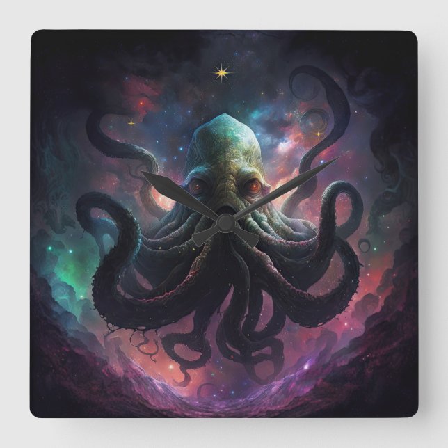 Relógio de Parede Cthulhu (Frente)