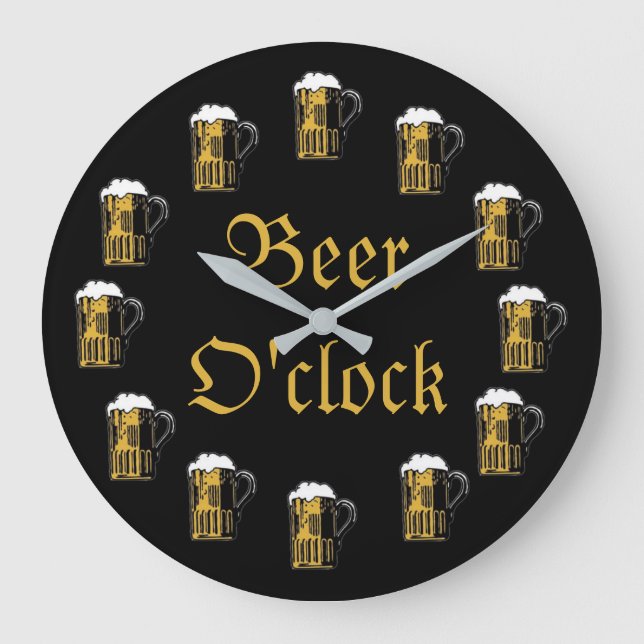 Relógio de Parede da Cerveja O-clock (Frente)