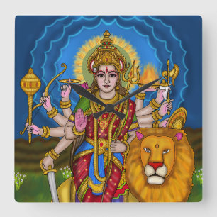 Relógio de Parede da Deusa Durga