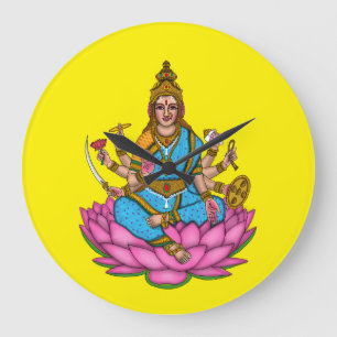 Relógio de Parede da Deusa Lakshmi