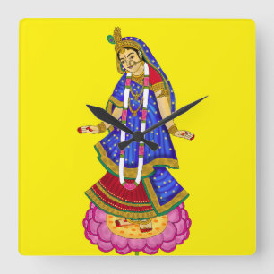 Relógio de Parede da Deusa Radha