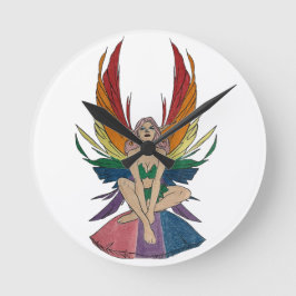 Relógio de Parede da Fada Bissexual