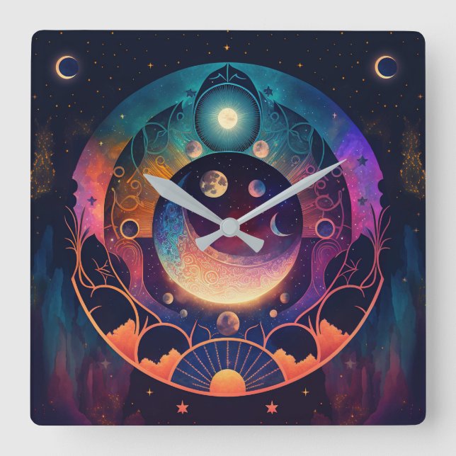 Relógio de Parede da Lua (Frente)