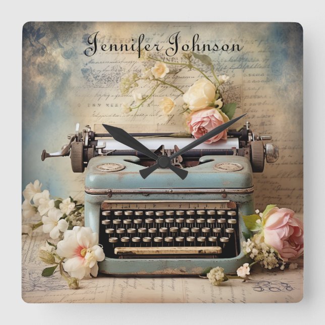 Relógio de Parede da Máquina de Digitalização Retr (Frente)