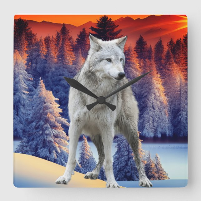 Relógio de Parede da Praça do Sol da Floresta de i (Frente)