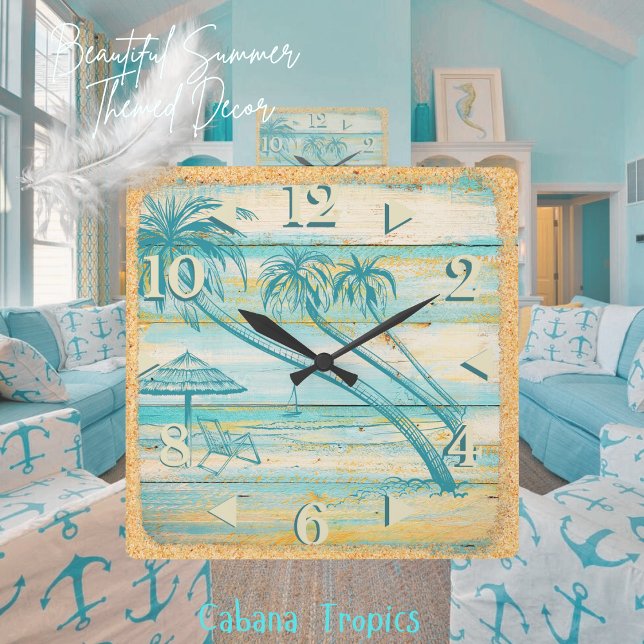 Relógio de Parede da Praia (Criador carregado)