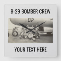 Relógio de Parede da Tripulação do Bombardeiro B-2